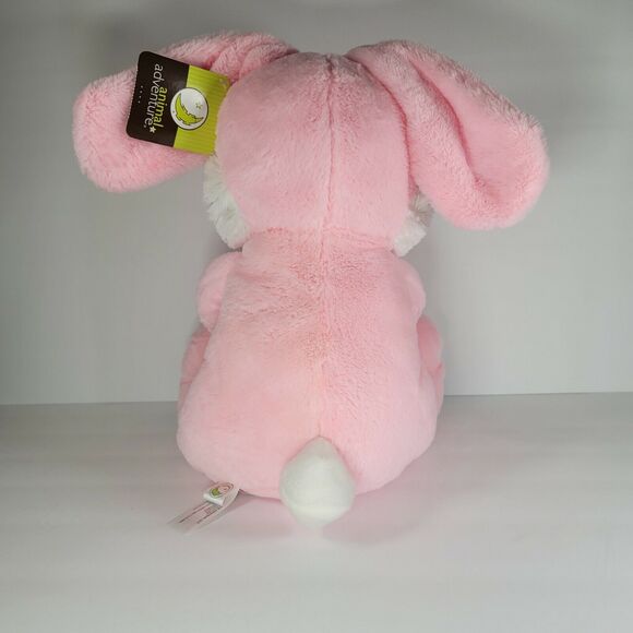 Pink Rabbit Plush Bunny with Butterfly Soft Stuffed Animal w/Tag Appx 13" Easter - Picture 5 of 10